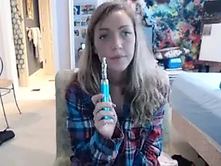 Horny Blonde Has Many Orgasms with Contractions