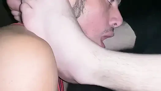 Gırtlağına kadar alma ve itaat ayakları test pt.1