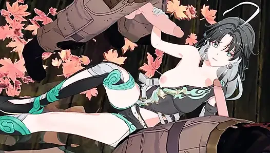 Titreyen dalgalar - jianxin erotik seks ve sakso - 3d hentai animasyon
