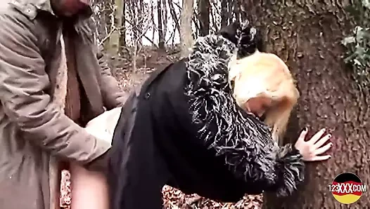 Craving Blonde Fucked Hard in Public