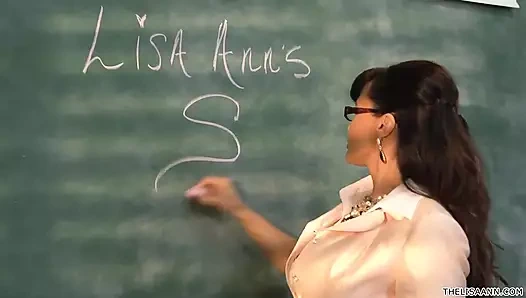 Lisa ann sınıfta yalnızken yaramazlık yapıyor