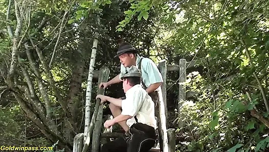 Lederhosen anal parti