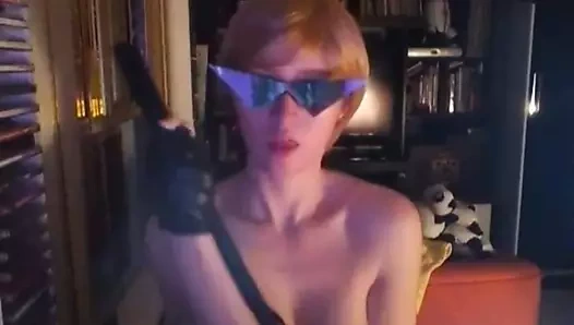 Gifler için neşeli melodi kaydı (çıplak poz)