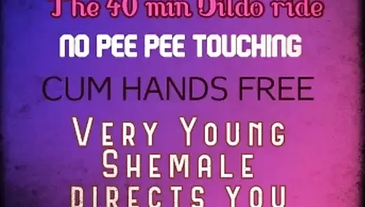 40 dakikalık dildo yolculuğu genç bir transeksüel tarafından yönetiliyor