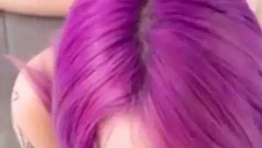 pembe saçlı bebeğim oral seks