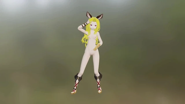 S-cathacha pokedance sarışın saç rengi düzenleme smixix