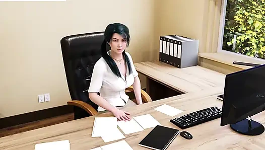 Sunville'in orta yaşlı seksi kadınları #37 - Johannes bazı fotoğraflarına baktı... Oung'un yardıma ihtiyacı vardı ve Johannes Cloe'u masanın altında gördü.