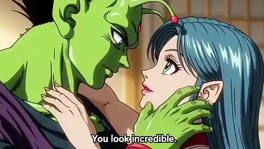 Beautiful milf fucked hard by a monster 3D animation