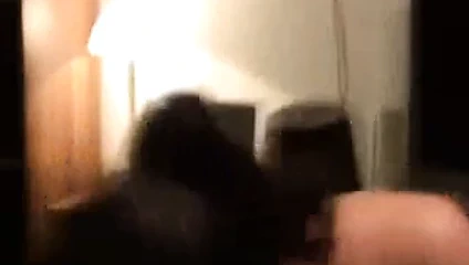 Eş ve siyah arkadaş ile özel ırklararası seks partisi