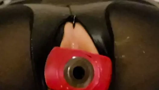 Üçlü penetrasyon girişimi. son çift ve anal anal