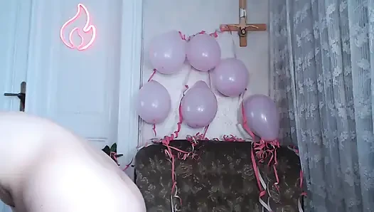 Fışkırtmalı dildo - seksi doğum günü akışı - tam gösteri - bölüm 3