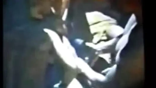 Gangbang Archive Old time real amateur interracial orgy