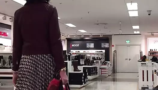 Saten elbise, max mara ve deri ceket, michael kors