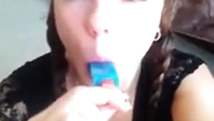 Pretty K. Popsicle Facefuck pt.2