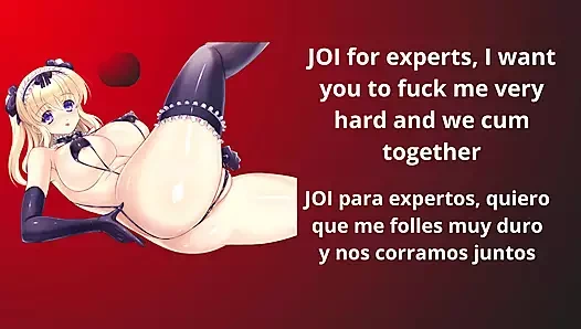 Mastürbasyon talimatları, ateşli Kolombiyalı sana talimat verirken kendine dokunuyor.