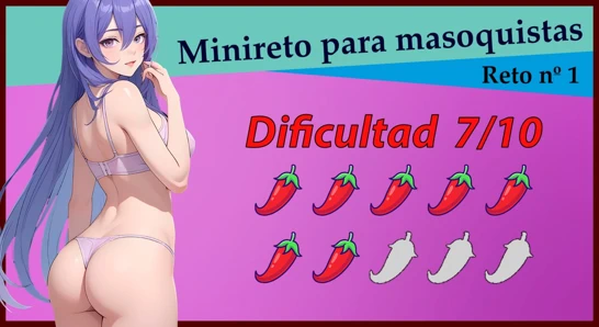 İtaatkar mazoşistler için İspanyol hızlı mastürbasyon meydan okuması. Üstesinden gelebilir misin?