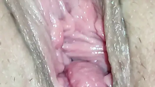 Islak amcıkla mastürbasyon yakın çekim