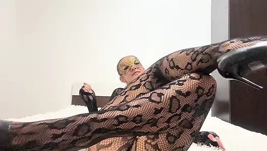 Yeni Bodystockings Bana Büyük Bir Fışkırtma Yapana Kadar Amımı Heyecanlandırdı Bebeğim