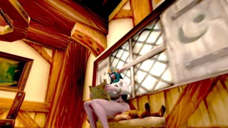 Gece elf domme aynı anda iki subs facesitting