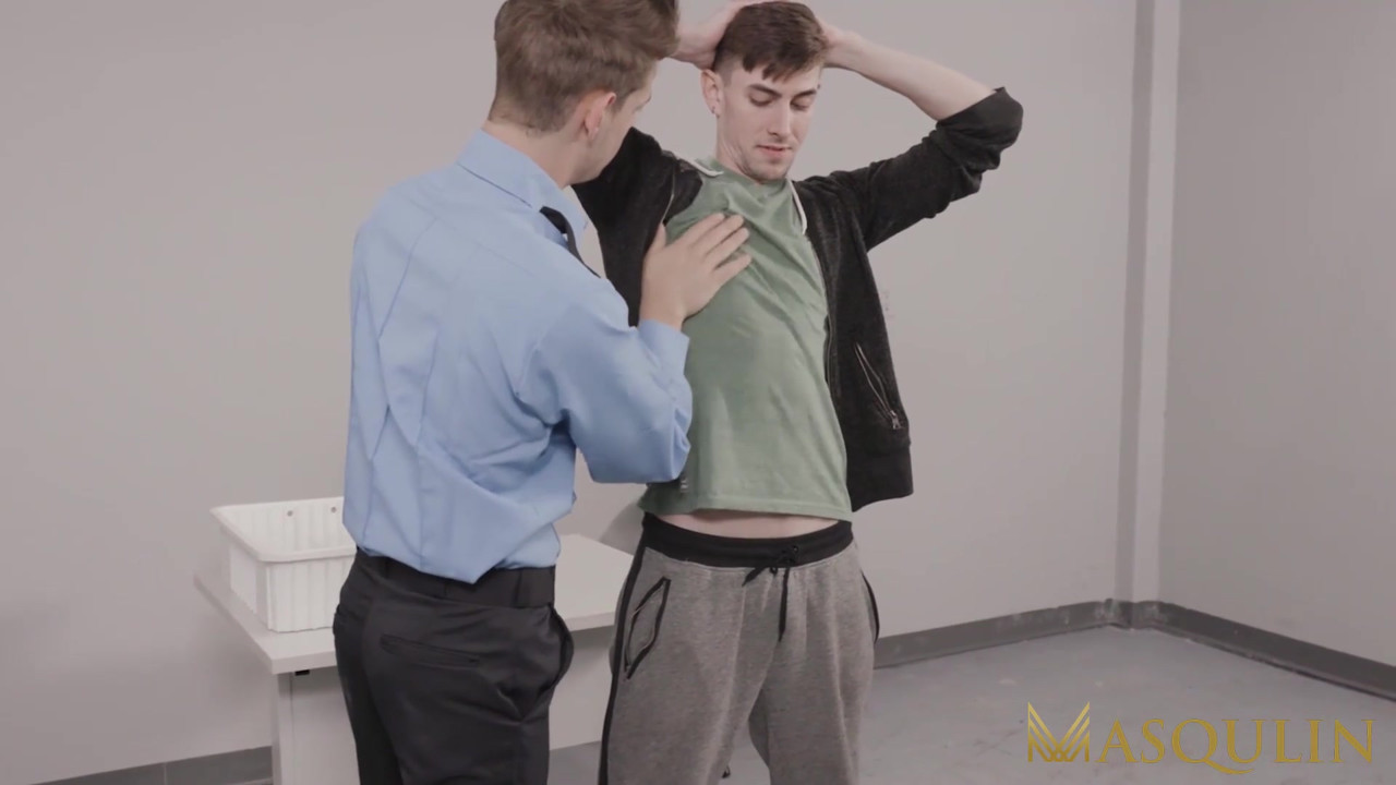 MASQULIN Policeman Michael Del Ray Barebacks Gay Jack Hunter