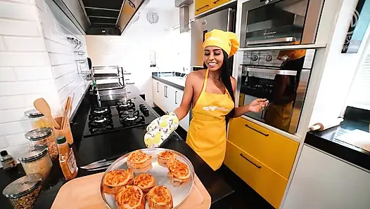 Hot Latinas Lesbians Cooking  - SFW