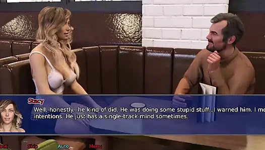 Ofis karısı #25 - bir yabancı Stacy'nin fotoğrafını çekti... Nate, Jessie ve Stacy'nin 3 meblağları vardı.