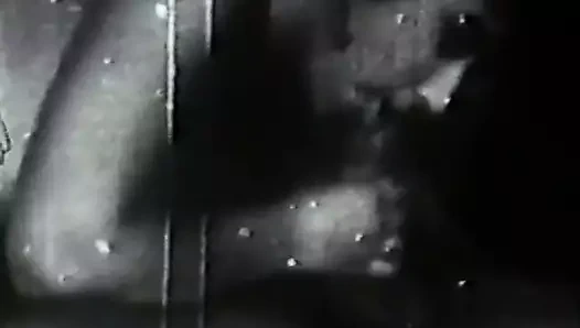 iki sıcak kız alay bir adam (1950'lerde vintage)