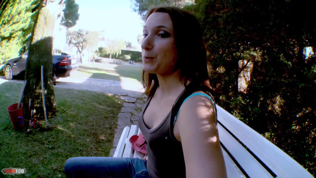 The young gardener gets fucked in the wheelbarrow