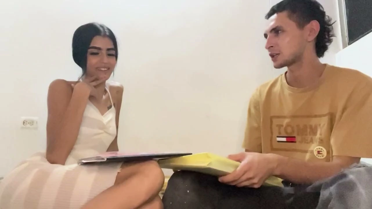My Brother’s friend explains some theories to me before fucking me rich