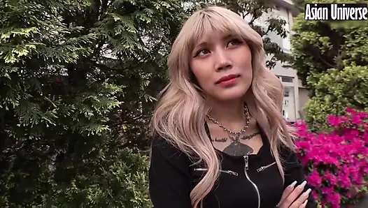 G-cup figürlü Idol seviyesi gyaru'da kapalı, gizli çevrimiçi şöhret şok edici bir özel inişi körükliyor