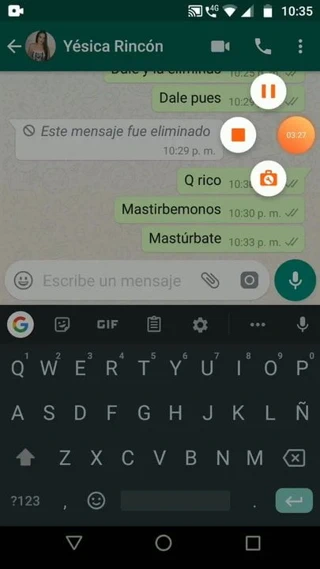 Disfruta mi amor