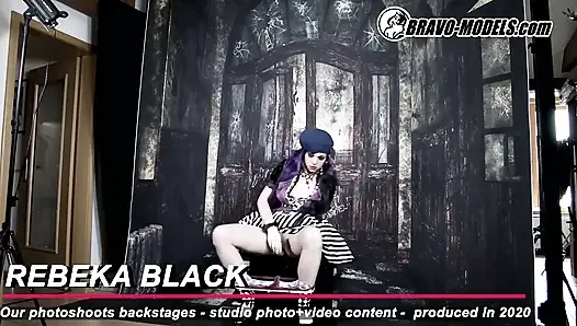 386 -фотосессия за кулисами Rebeka Black - Взрослый