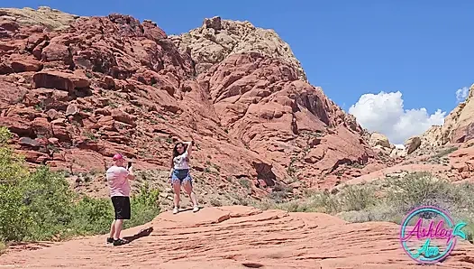 Kamera arkası fotoğraf çekimi - Red Rock Canyon'da Ashley