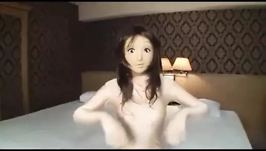 Kigurumi - lastik maskeli kız