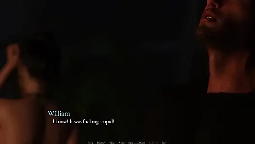 Her şey başladığı yerde 17 William Fingers Miru'yu yalıyor ve sonra leia göğüslerine basıyor