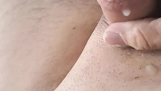 Masturbation with a fleshlight and powerful ejaculation in 2 phases