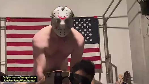 Masked White Boy Loves Breeding Latinos on the DL