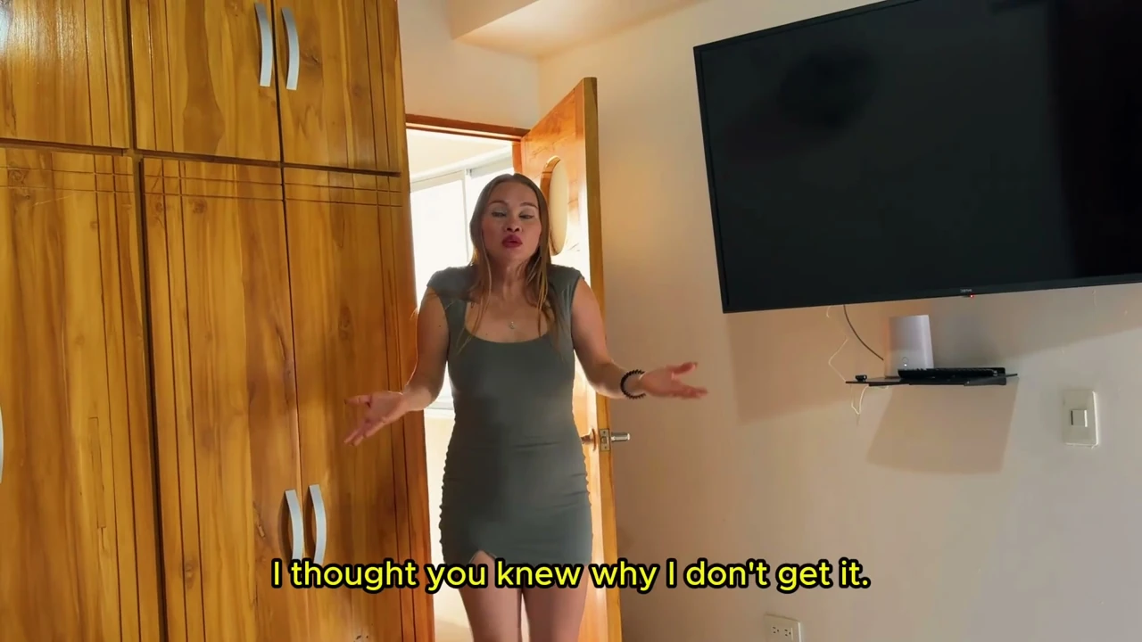 I FUCKED MY STEPMOTHER’S NEW HUSBAND AND WE NEARLY GOT CAUGHT, SO AFTER A JEALOUS SCENE HE FUCKED HER ASS IN THE KITCHEN.
