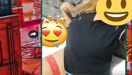 New York Abd'li 18 yaşındaki esmer büyük sarkık memeler üvey erkek kardeşinin büyük yaraklı amını sikiyor