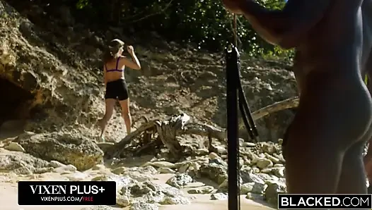 Tatilde spontane büyük zenci