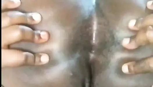 Afrikalı amcık ve büyük göt