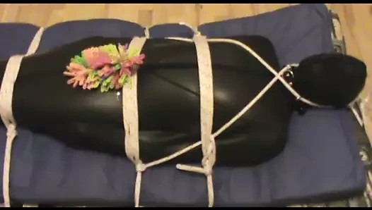 Slave in the neprene bodybag