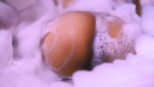 My stepsister always goes without cuckoos and accidentally sits on top of me and I can't resist touching her tender