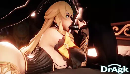 Fontaine kızlar seti derlemesi - 3 boyutlu animasyonlu genshin çarpma furina clorinde arlecchino lyney lynettesex dildo dölü