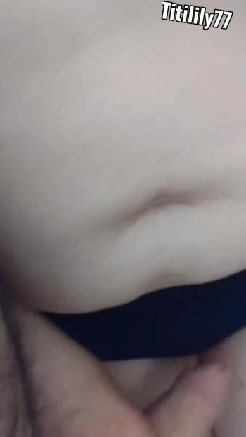 Unforgettable moment from "The beautiful mom needed to stroke a hard cock against her little round belly"