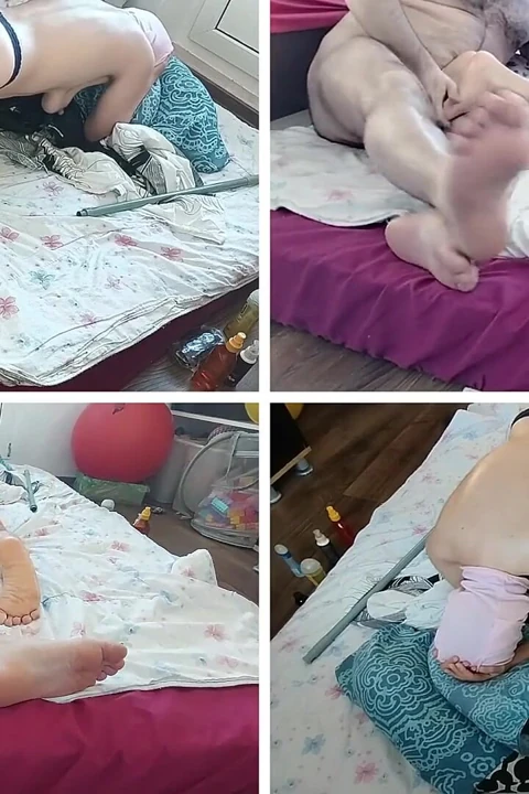 Karım bana ayakla muamele çekiyor. Karımın vücuduna boşalırım
