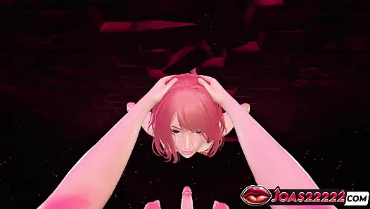 Kızıl saçlı haylee club 3d animasyonda - inleyerek ağız irrumatio sikişi, büyük yarak için elle muamele ve sikiş deliği