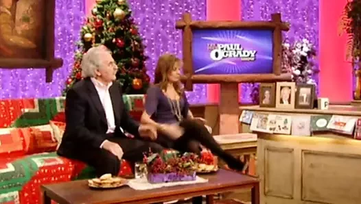 Carol vorderman ateşli elbise