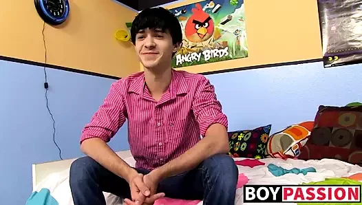 Dik emo twink röportaj üzerinde kam sonra gerizekalı kapalı