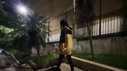 Sao Paulo'nun en işlek caddelerinden birinde seks